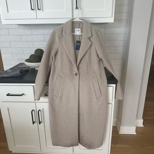 Abercrombie Wool Blend Dad Coat